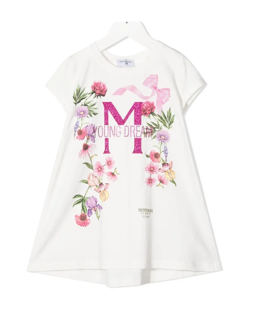 Floral-Print T-Shirt Dress