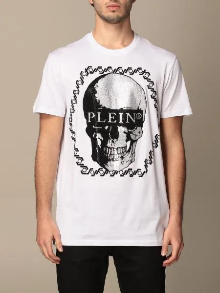 Crystal-Skull Crew Neck T-Shirt