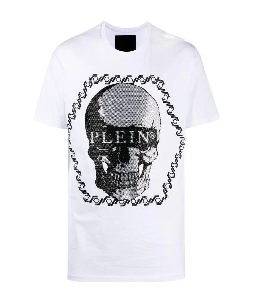 Crystal-Skull Crew Neck T-Shirt