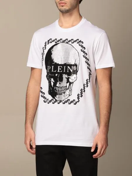 Crystal-Skull Crew Neck T-Shirt