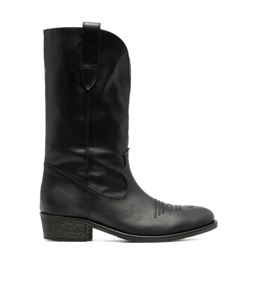 Via Roma 15 Pointed-Toe Cowboy Boots