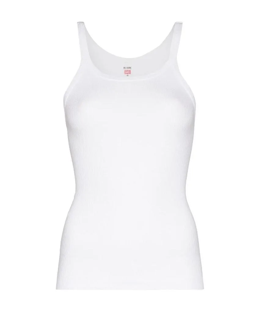 Re/Done Ribbed Tank Top