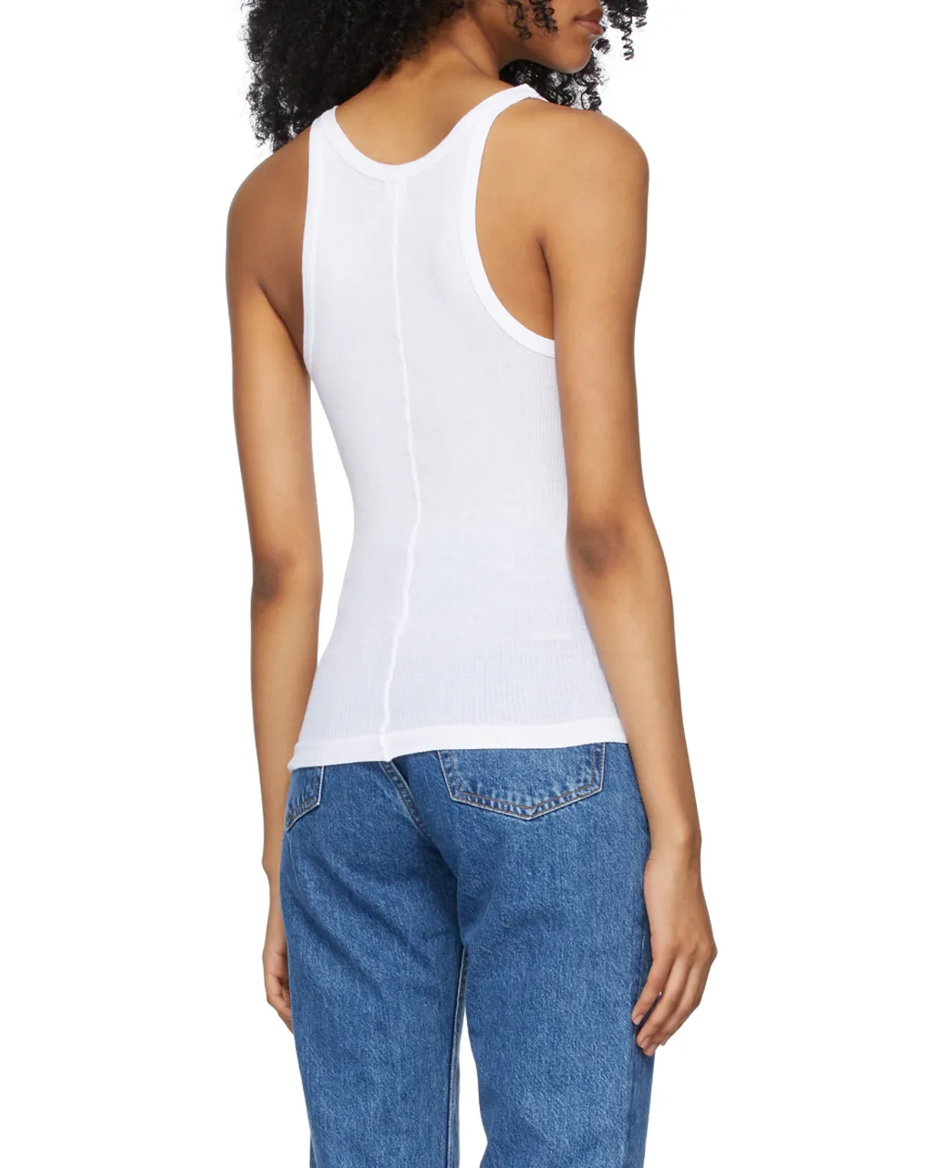 Re/Done Ribbed Tank Top
