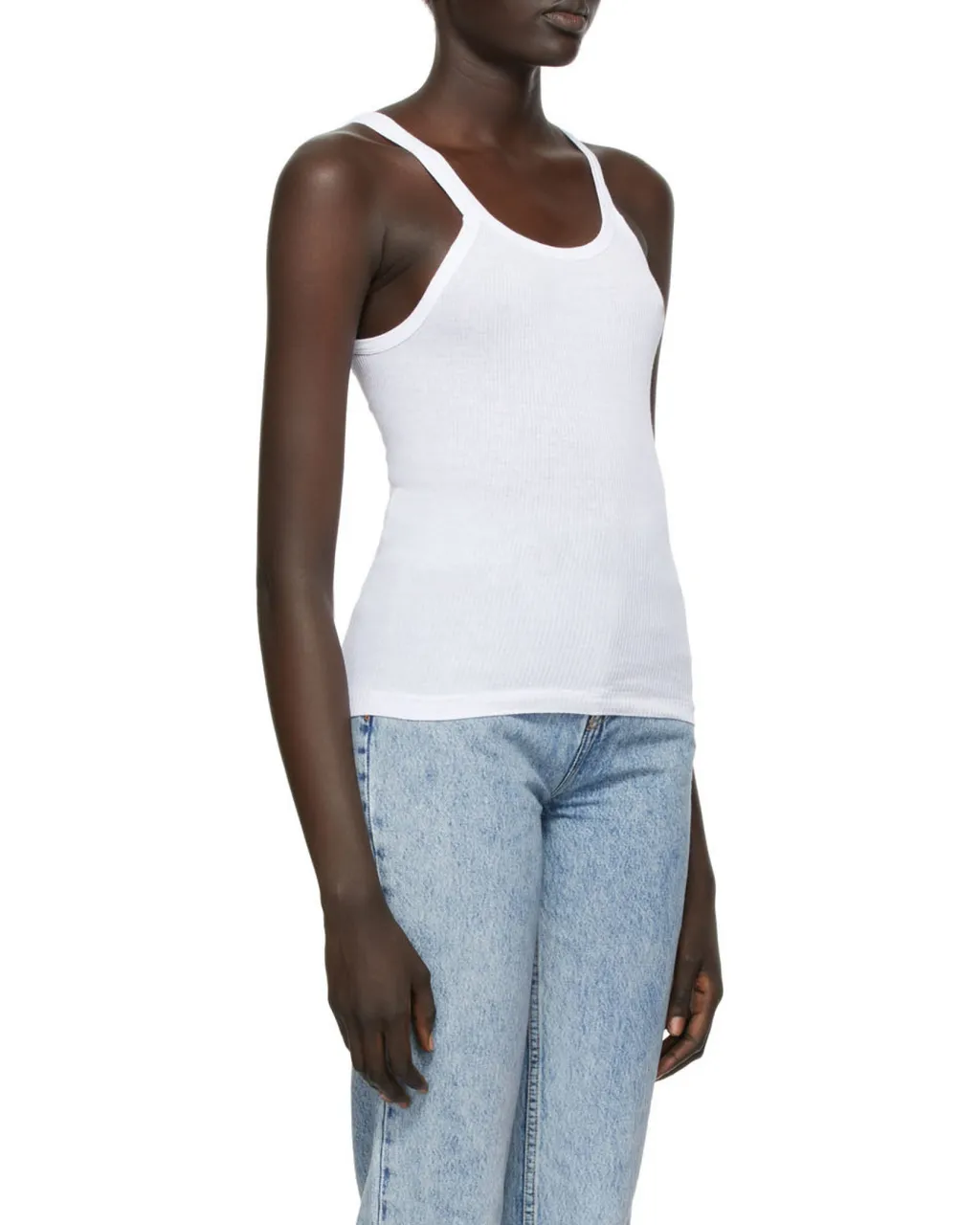 Re/Done Ribbed Tank Top
