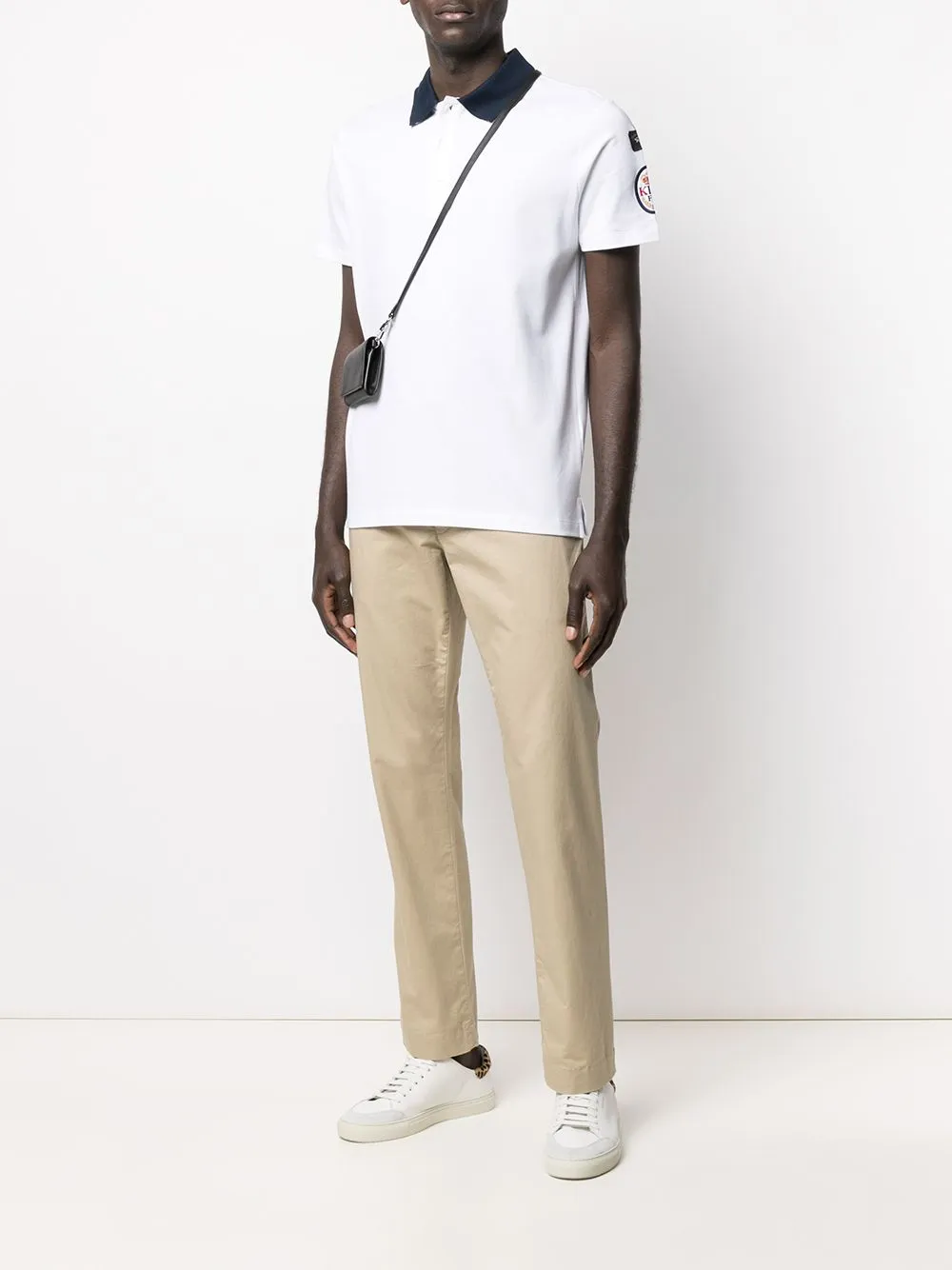 Logo Patch Polo Shirt