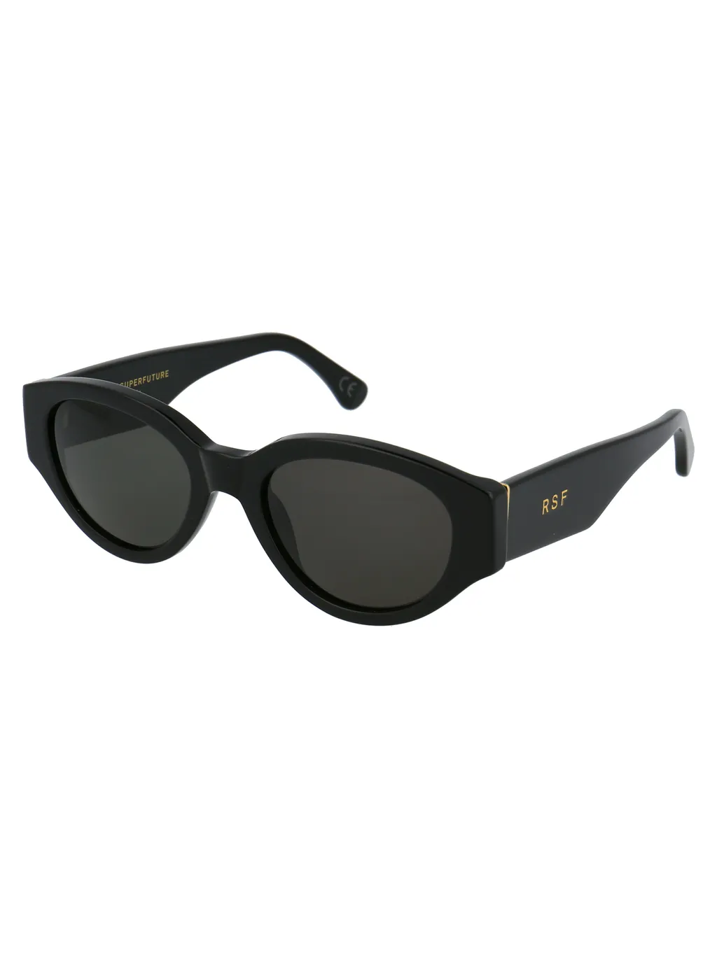 Black Logo Sunglasses