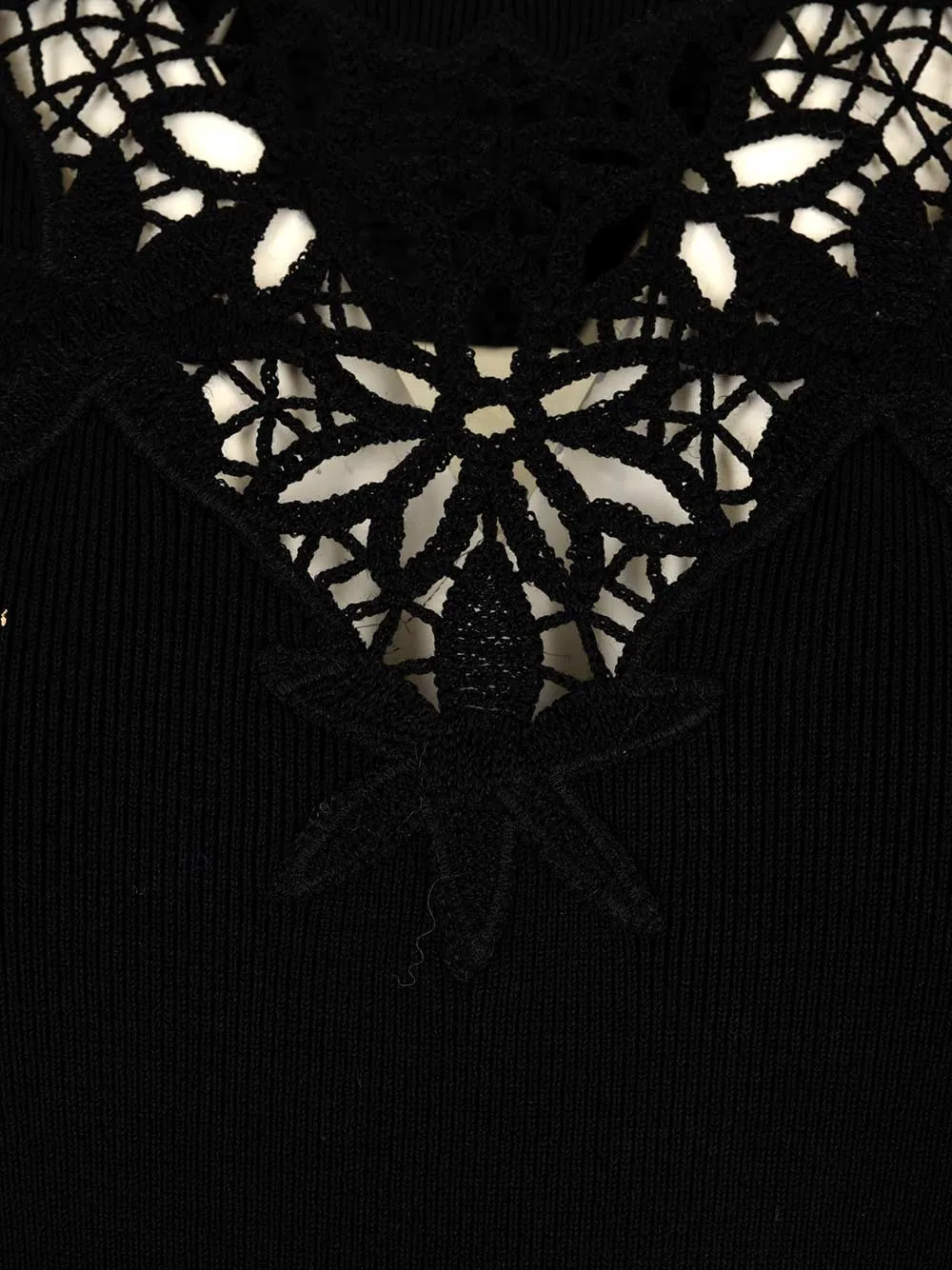 Embroidered Chest Mini Dress