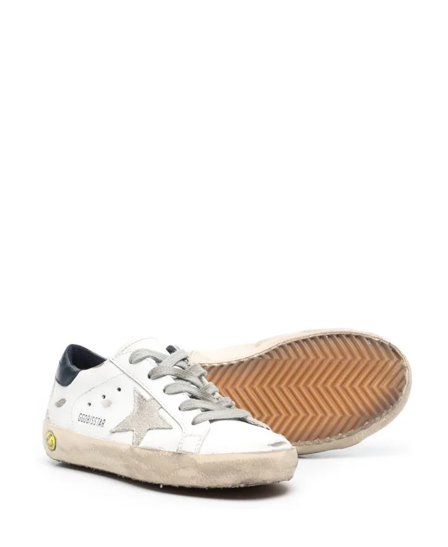 Golden Goose Kids Superstar Lace-Up Sneakers