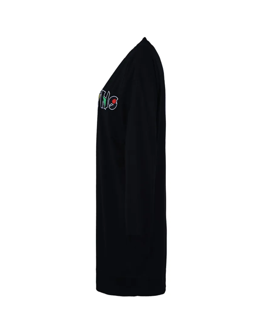 Logo-Embroidered Dress