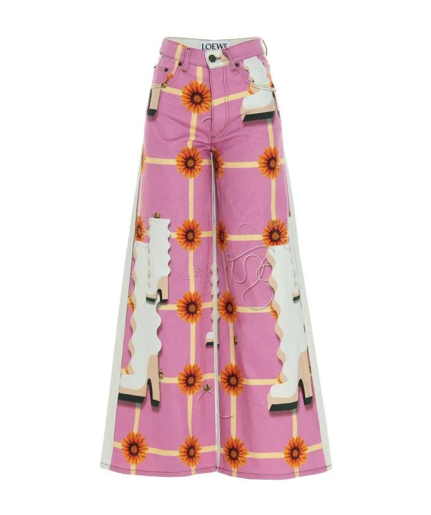 X Anthea Hamilton Wide-Leg Jeans