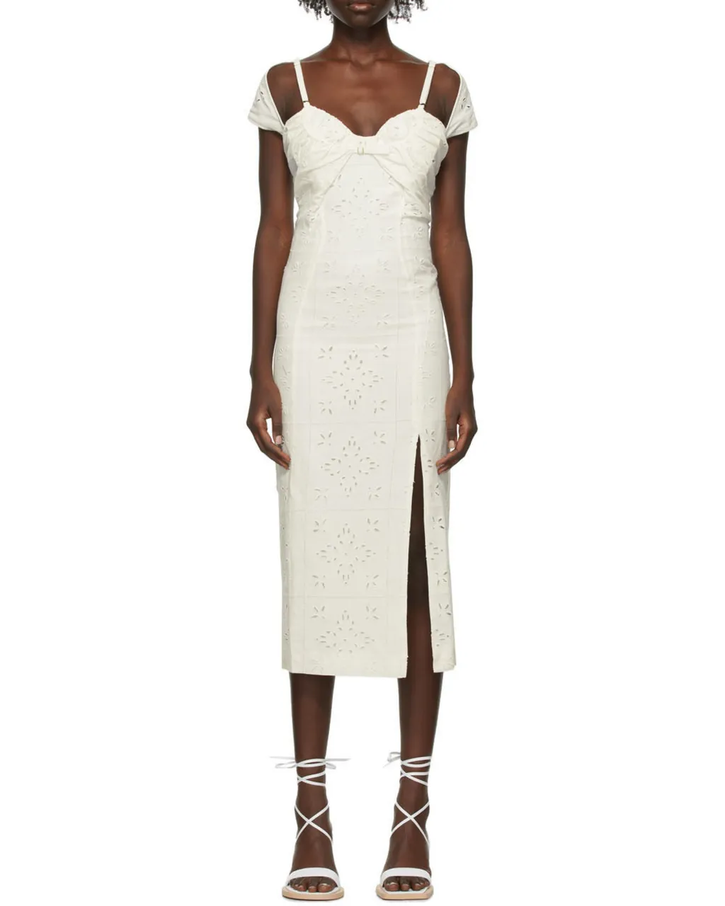 Broderie Anglaise Midi Sundress
