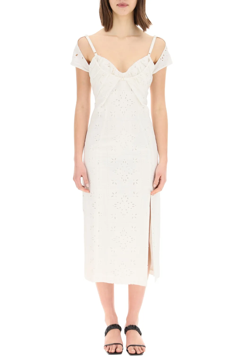 Broderie Anglaise Midi Sundress
