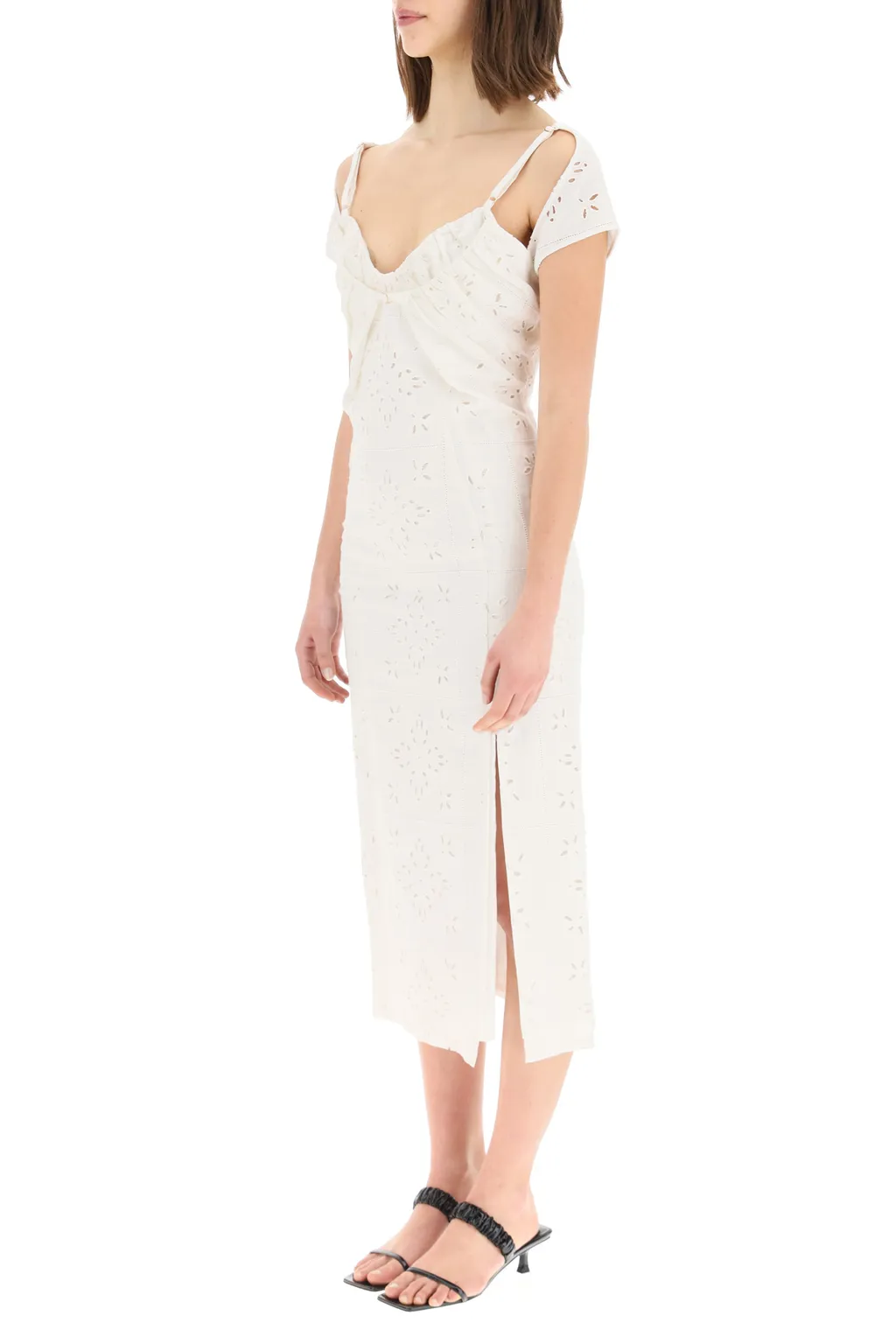 Broderie Anglaise Midi Sundress