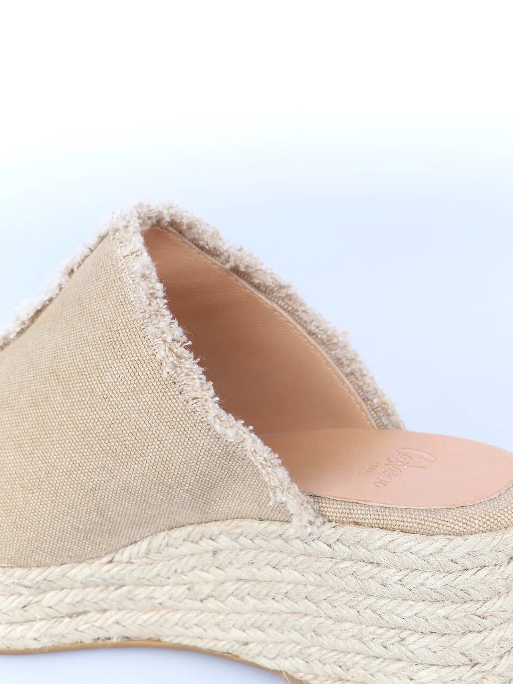 Frayed Espadrille Mules