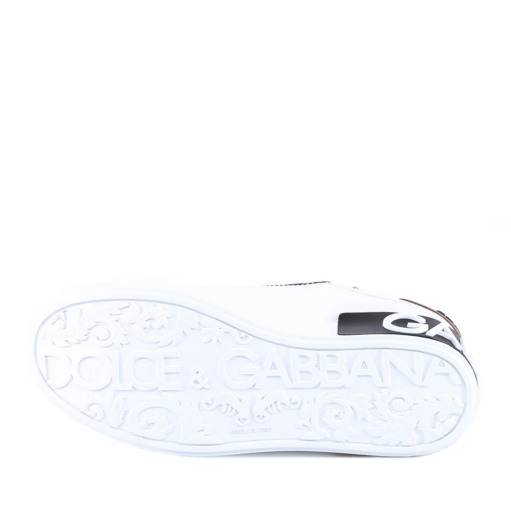 Dolce & Gabbana Embroidered Portofino Sneakers