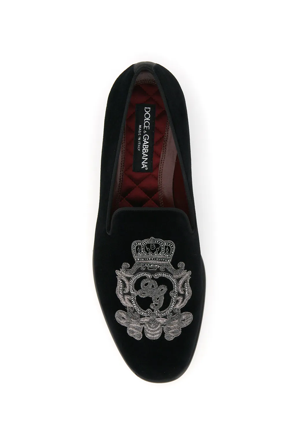 Dolce & Gabbana Monogram Embroidered Loafers
