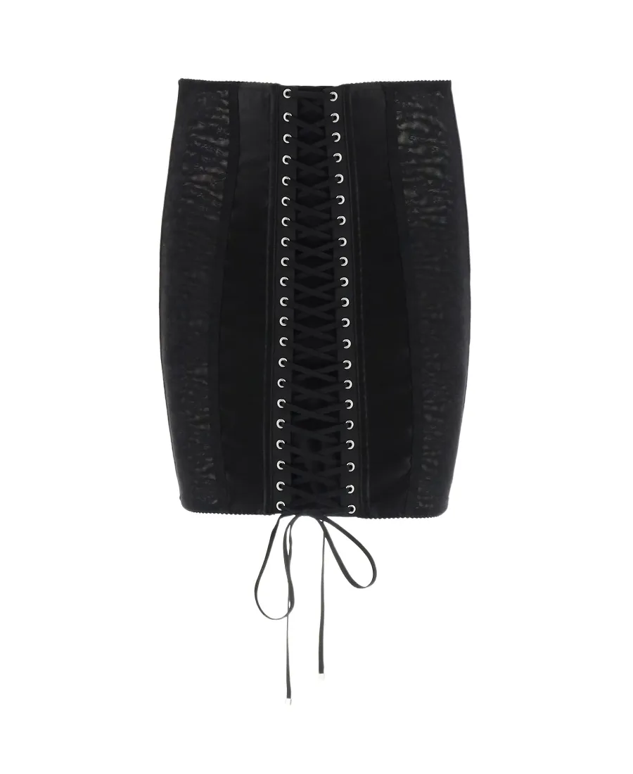 Dolce & Gabbana Corset Detail Mini Skirt