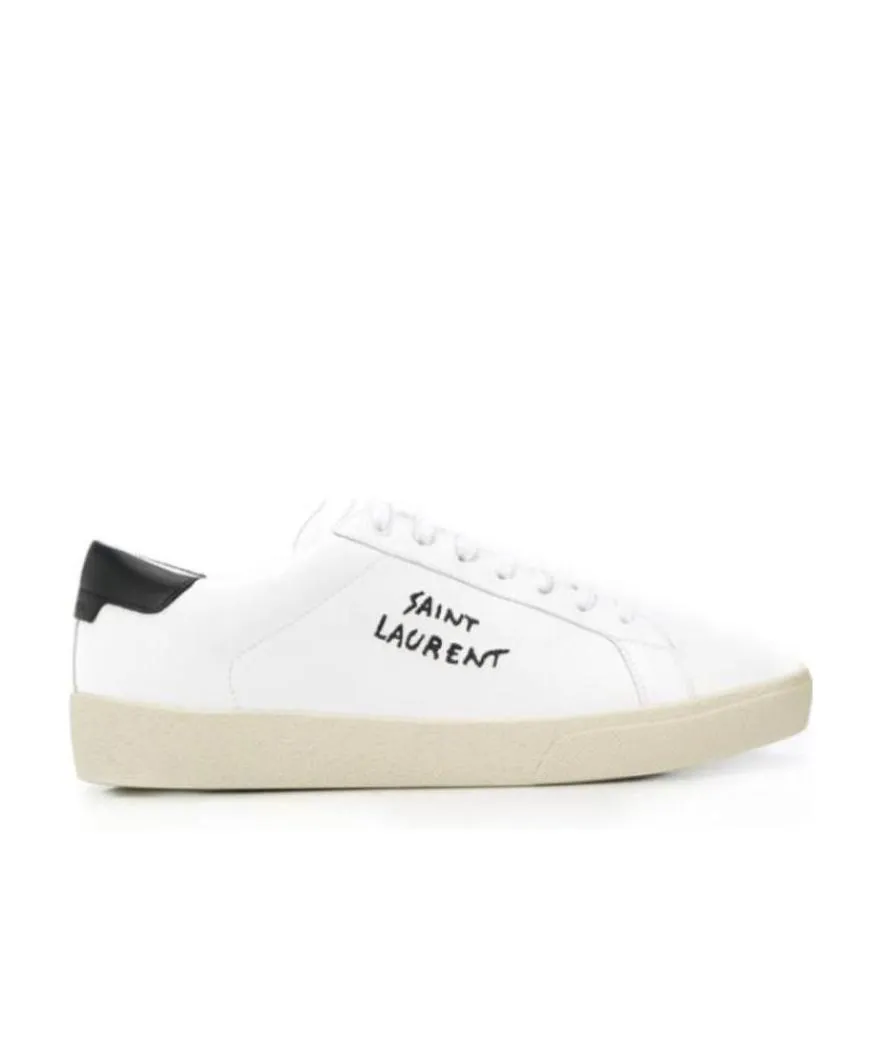Saint Laurent Court Classic Sl/06 Embroidered Sneakers