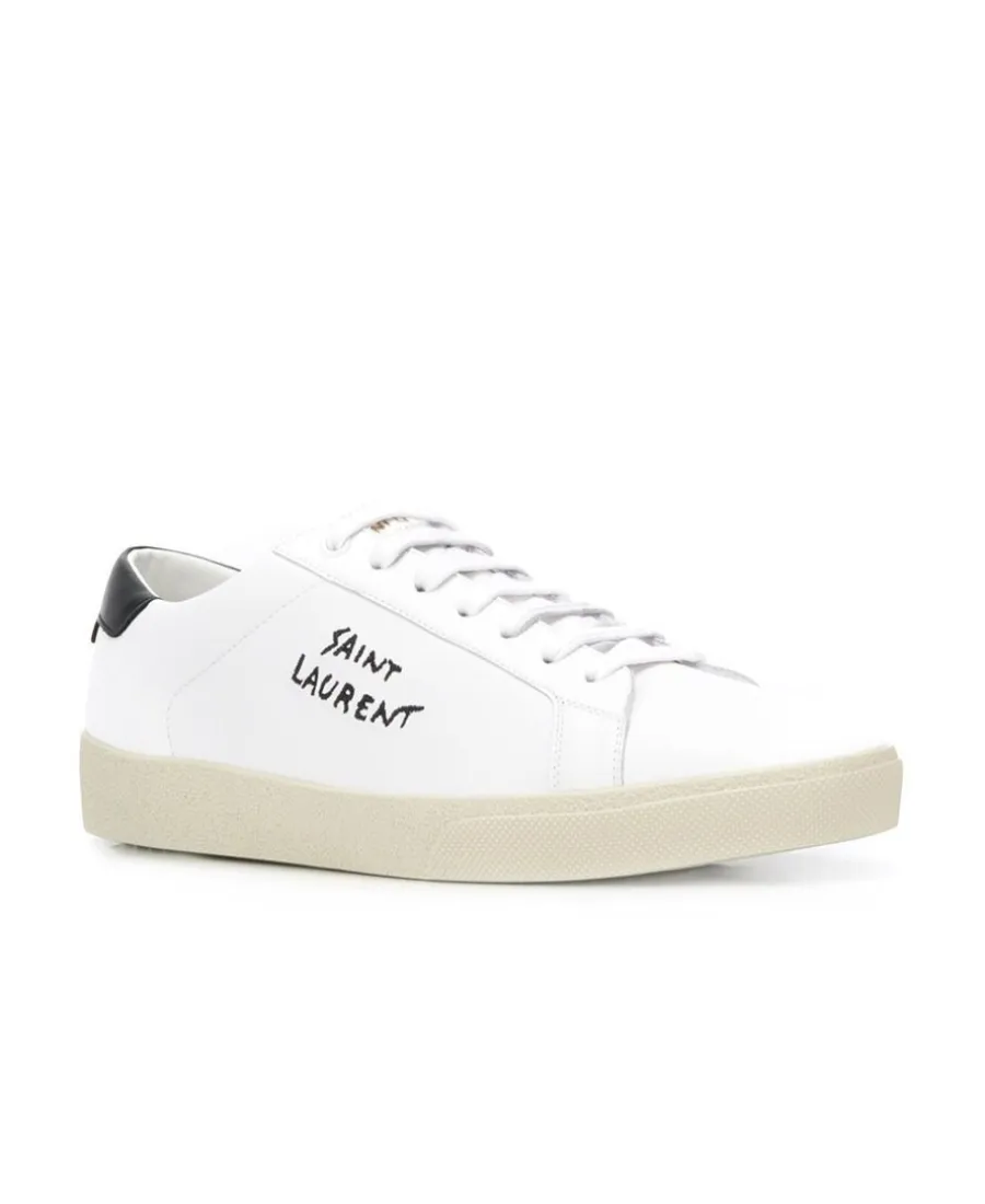 Saint Laurent Court Classic Sl/06 Embroidered Sneakers