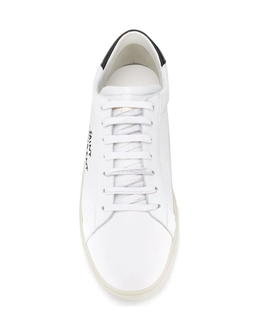 Saint Laurent Court Classic Sl/06 Embroidered Sneakers