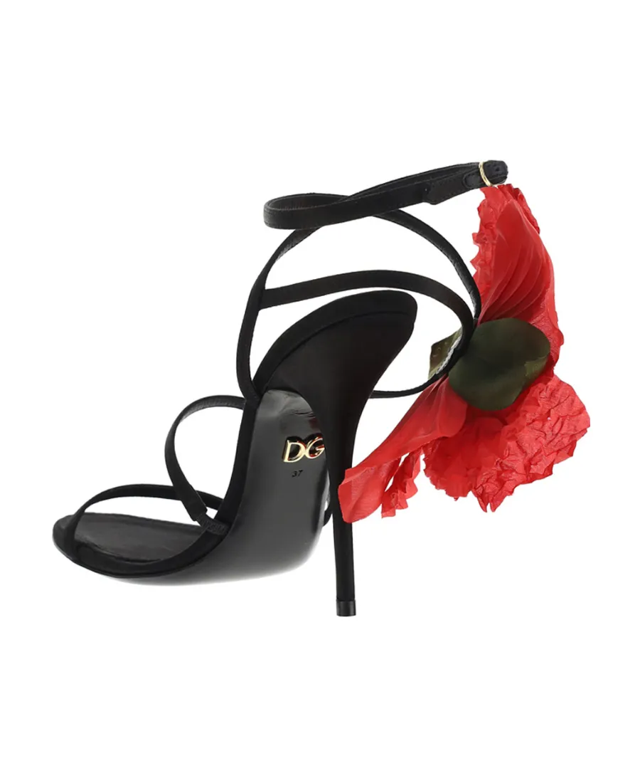 Dolce & Gabbana Flower Embellished Sandals