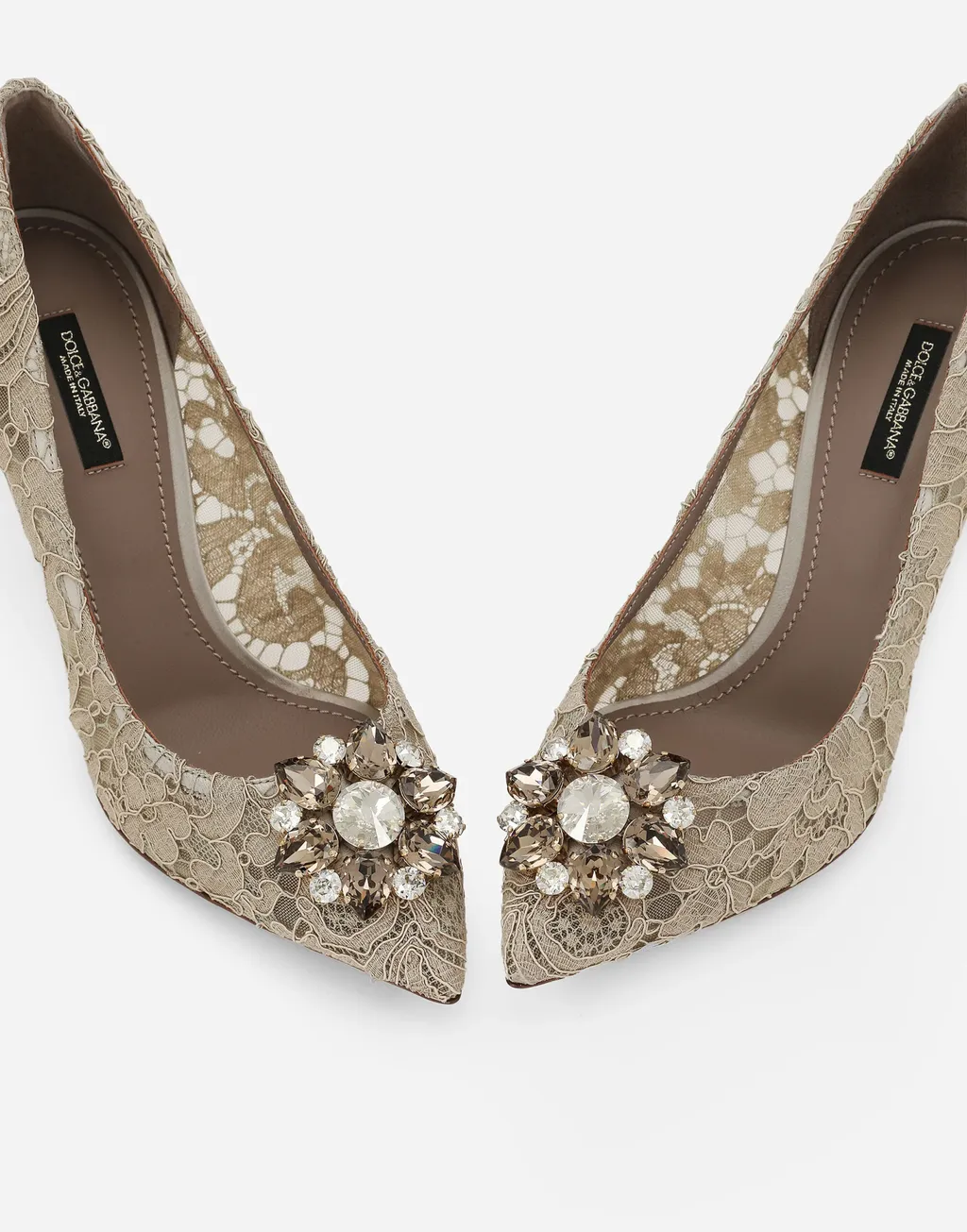 Dolce & Gabbana Lace Rainbow Pumps