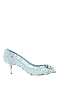 Dolce & Gabbana Taormina Lace Embellished Pumps