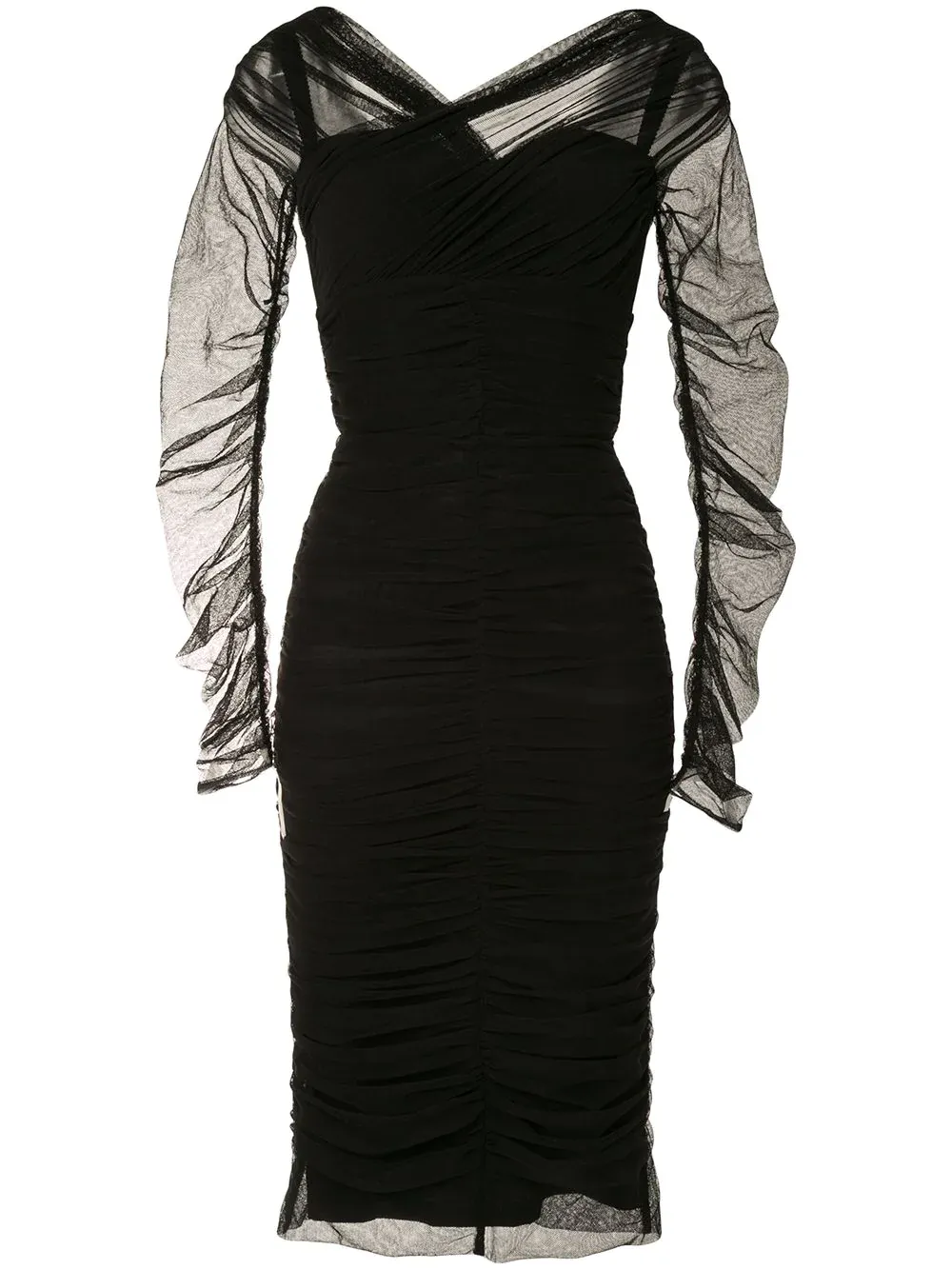 Ruched Midi Dress