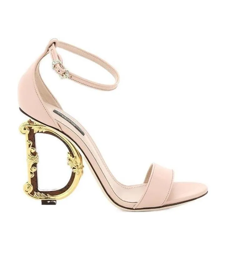 Dolce & Gabbana Baroque Dg Heel Sandals