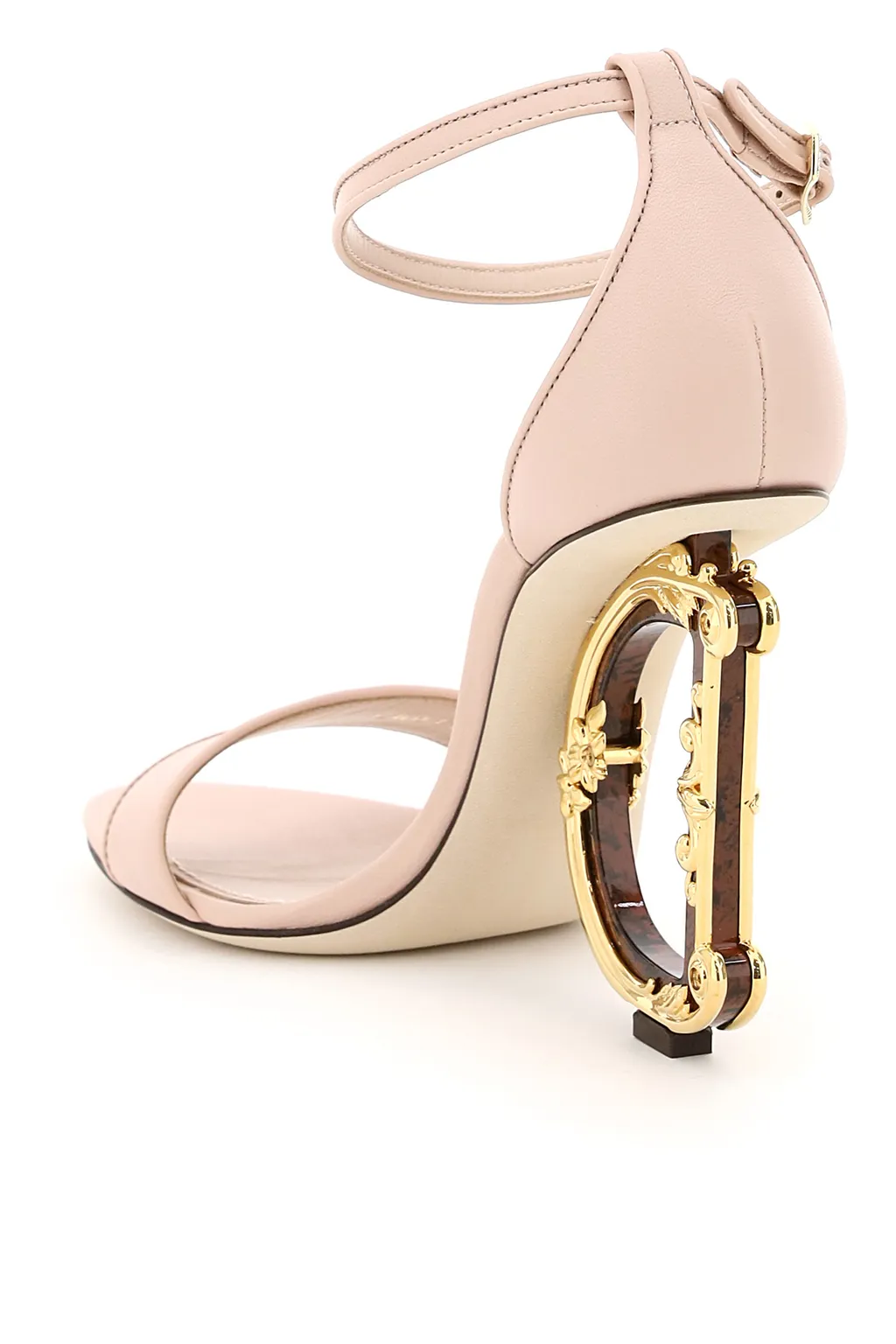 Dolce & Gabbana Baroque Dg Heel Sandals