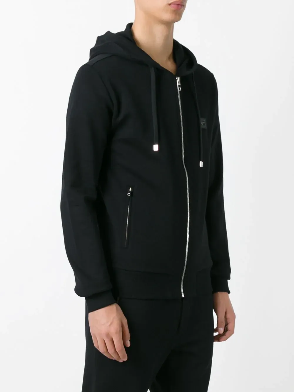 Dolce & Gabbana Logo Plaque Jersey Hoodie