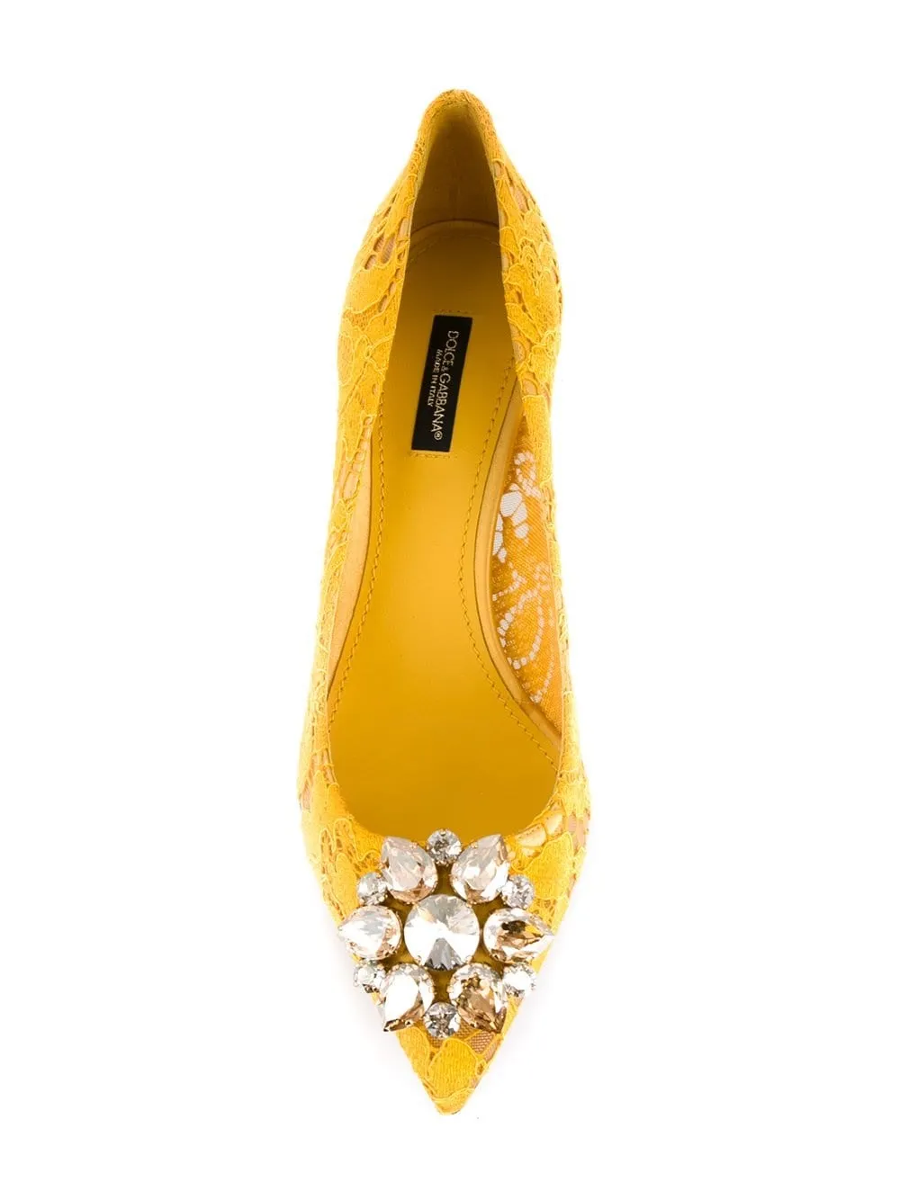 Dolce & Gabbana Taormina Lace Embellished Pumps