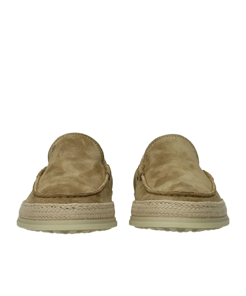 Tod's Round Toe Slip-On Loafers