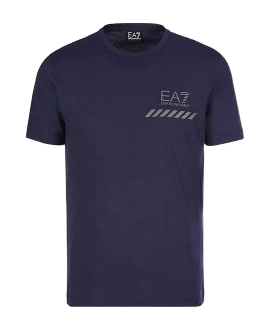 Round Collar Logo T-Shirt