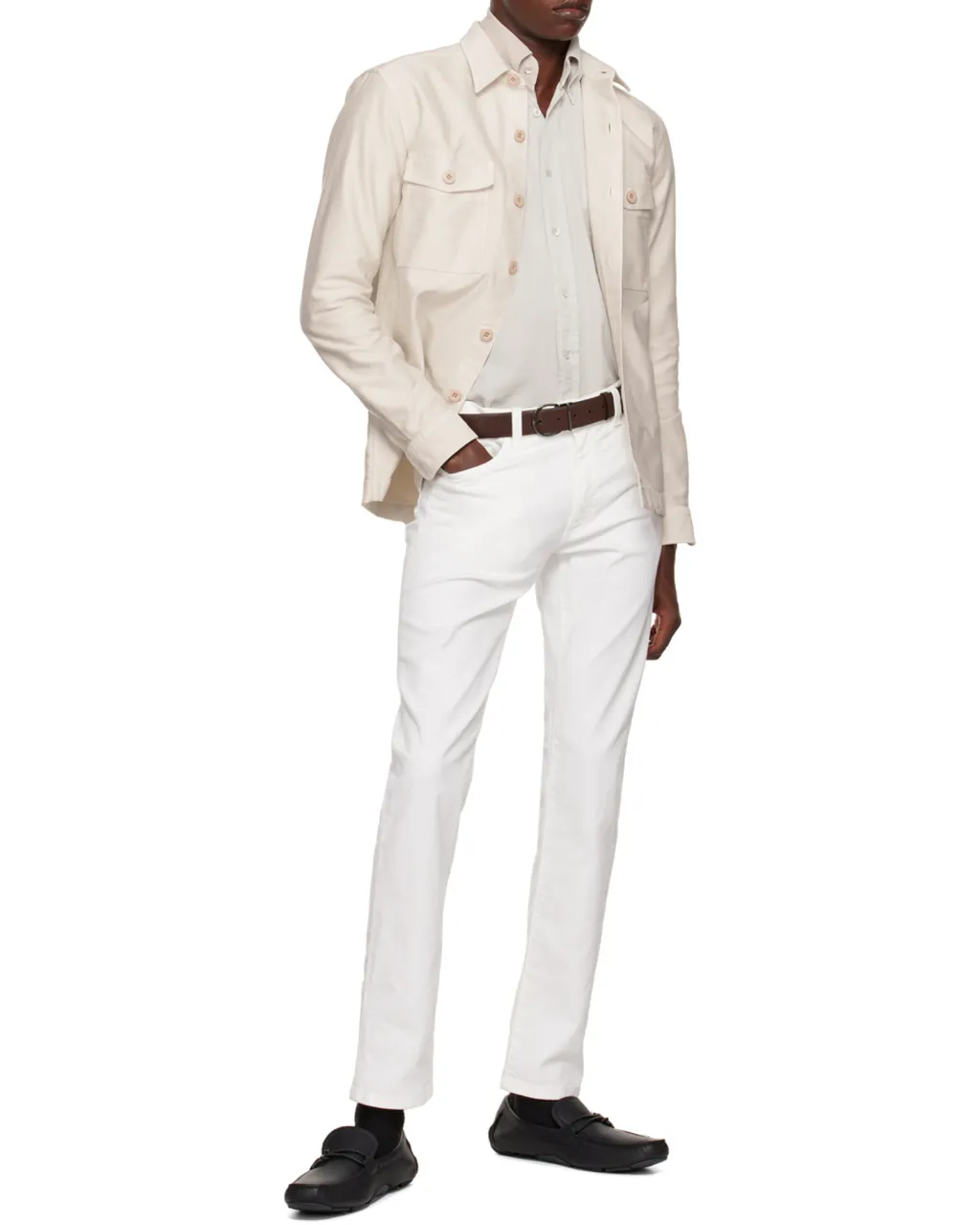 Salvatore Ferragamo Round Toe Loafers