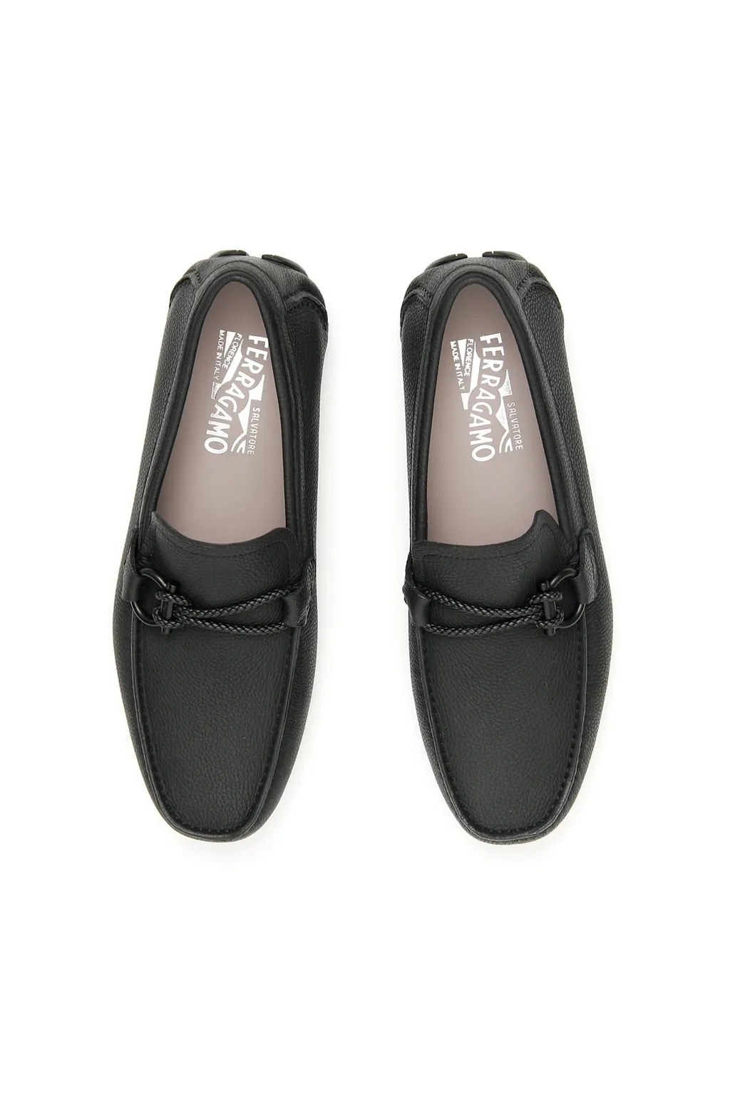 Salvatore Ferragamo Round Toe Loafers