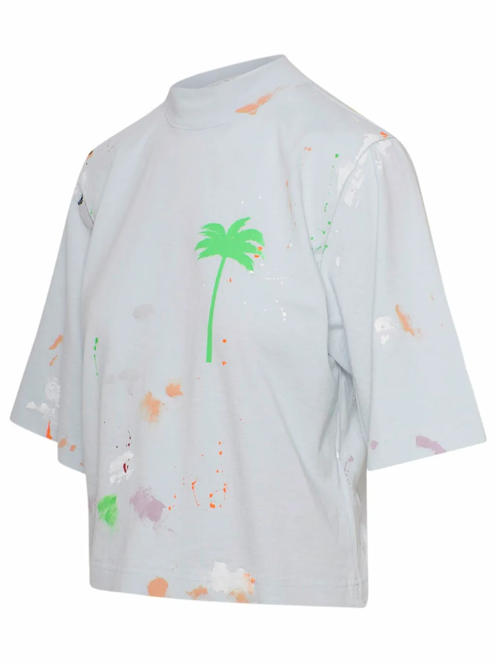 Palm-Print Paint-Splatter T-Shirt
