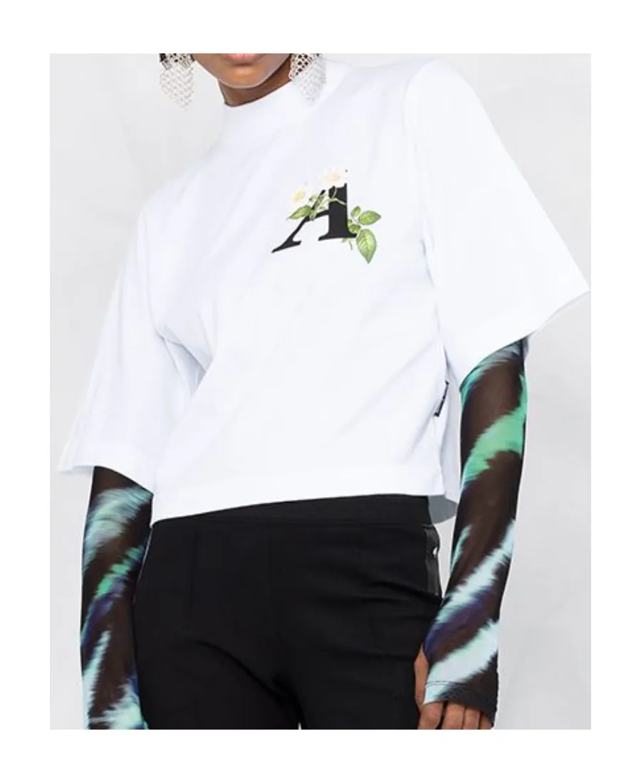 Daisy Logo Cropped T-Shirt