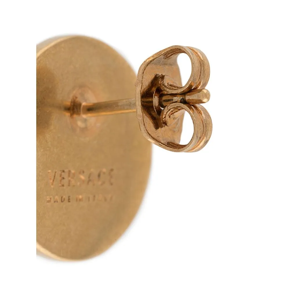 A Pair Of Medusa Round Earrings
