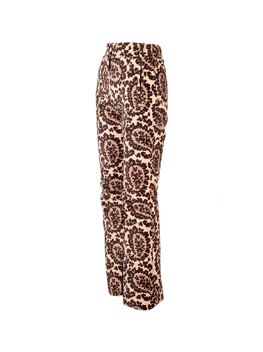 Leopard Print Casual Pants