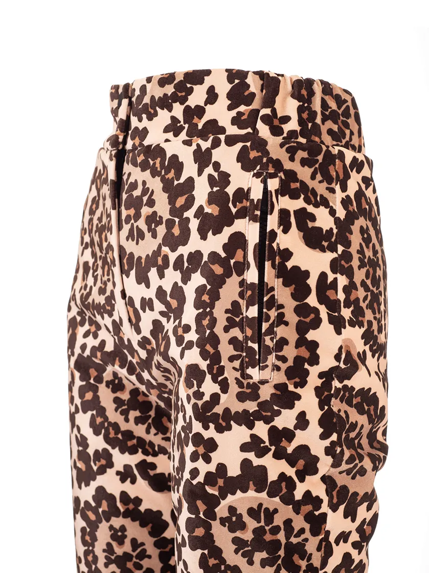 Leopard Print Casual Pants