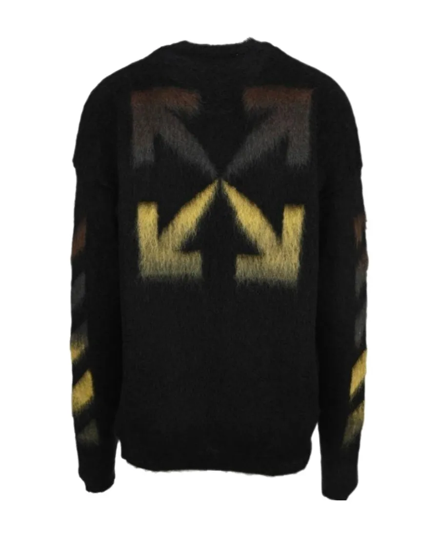 Arrows Motif Intarsia-Knit Jumper