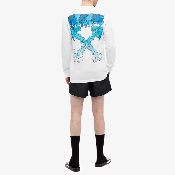 Arrows Print Long-Sleeve T-Shirt