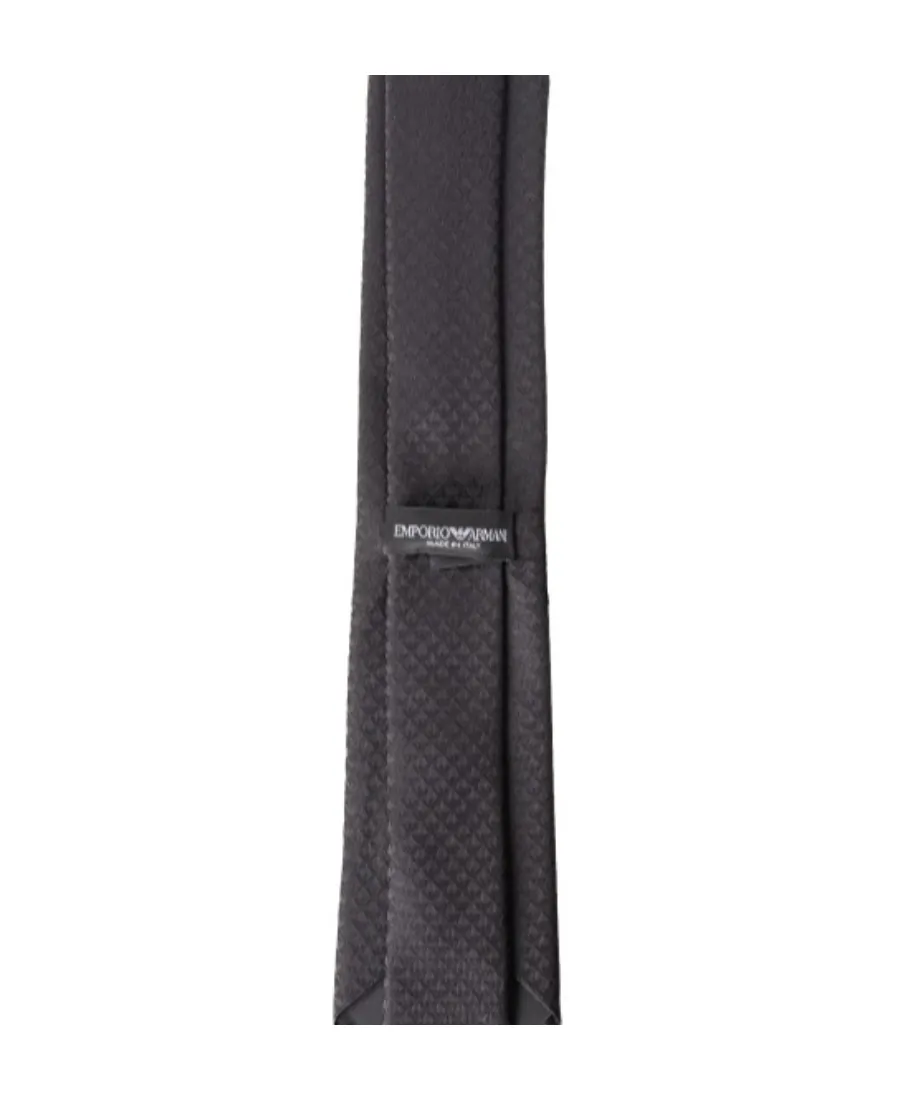 Emporio Armani Monogram-Jacquard Pointed Tip Tie
