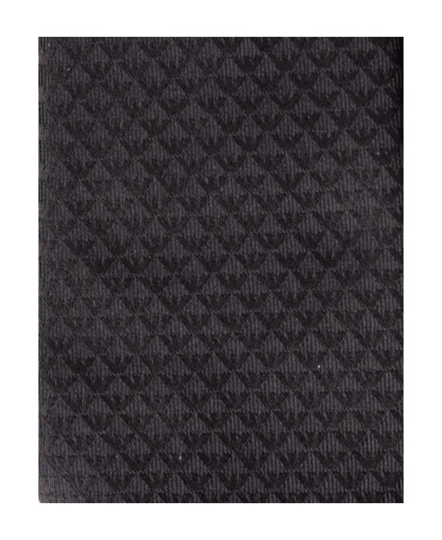 Emporio Armani Monogram-Jacquard Pointed Tip Tie