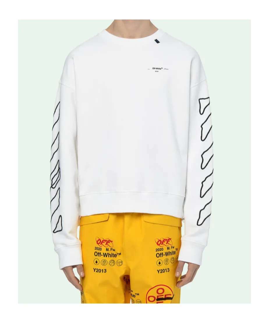 Twisted Line Arrow Pullover Hoodie