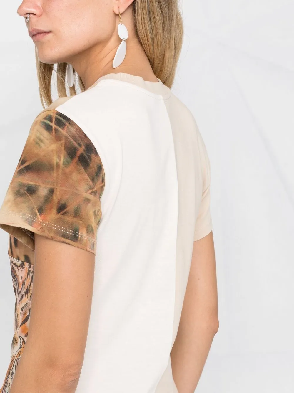 Animal Patchwork-Print T-Shirt Dress