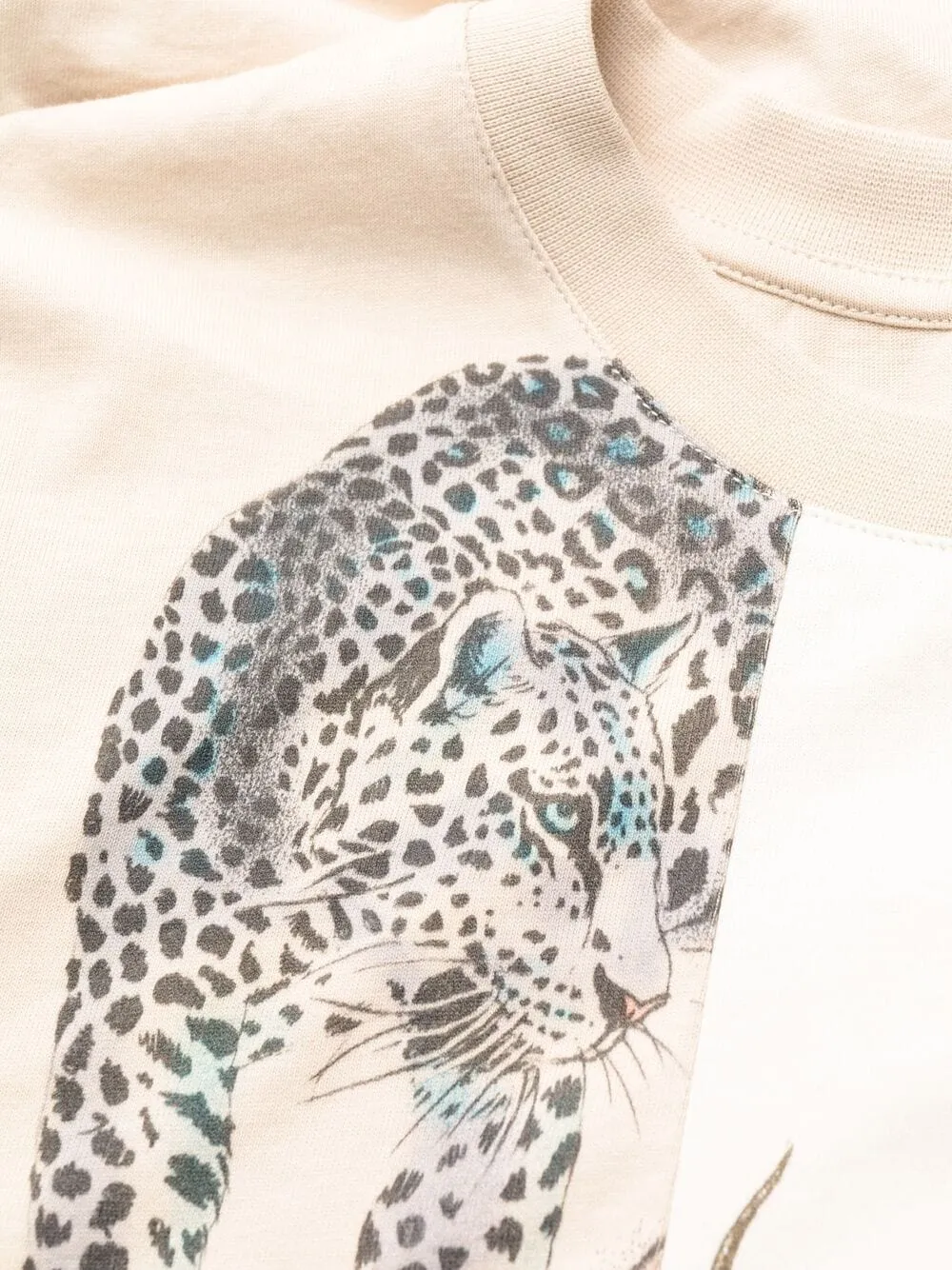 Animal Patchwork-Print T-Shirt Dress