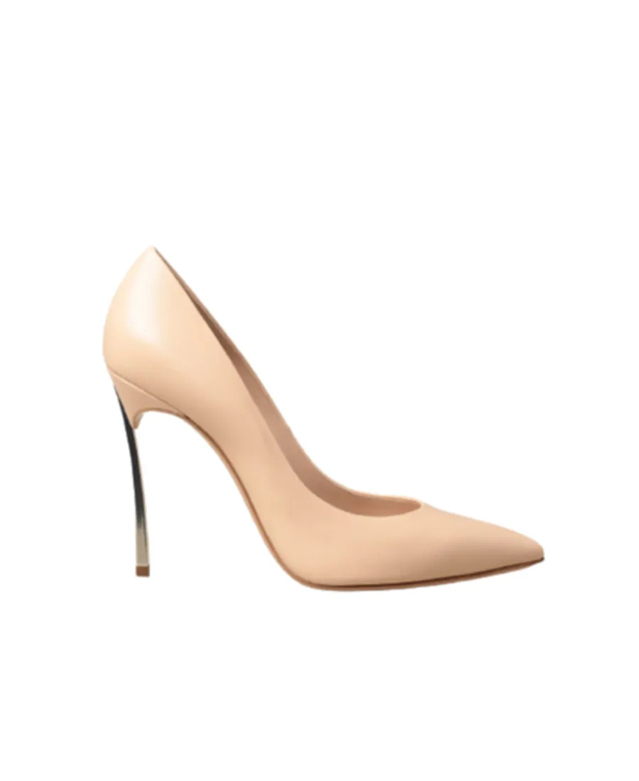 Sculpted-Heel Pointed Pumps