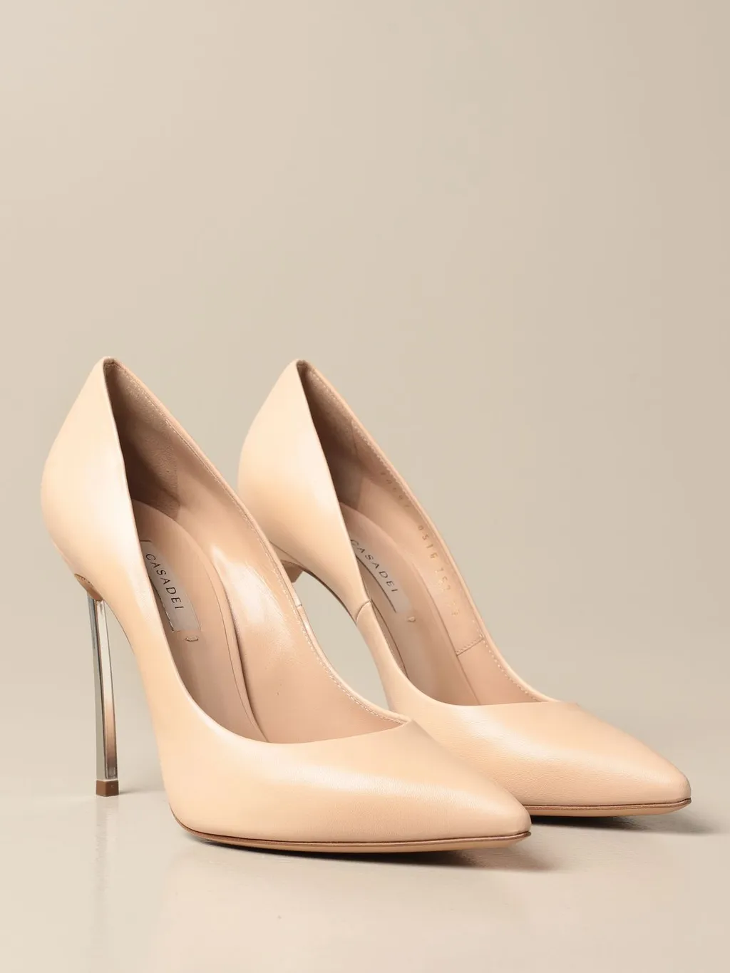 Sculpted-Heel Pointed Pumps